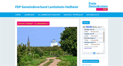 Desktop Screenshot of fdp-lambsheim.de